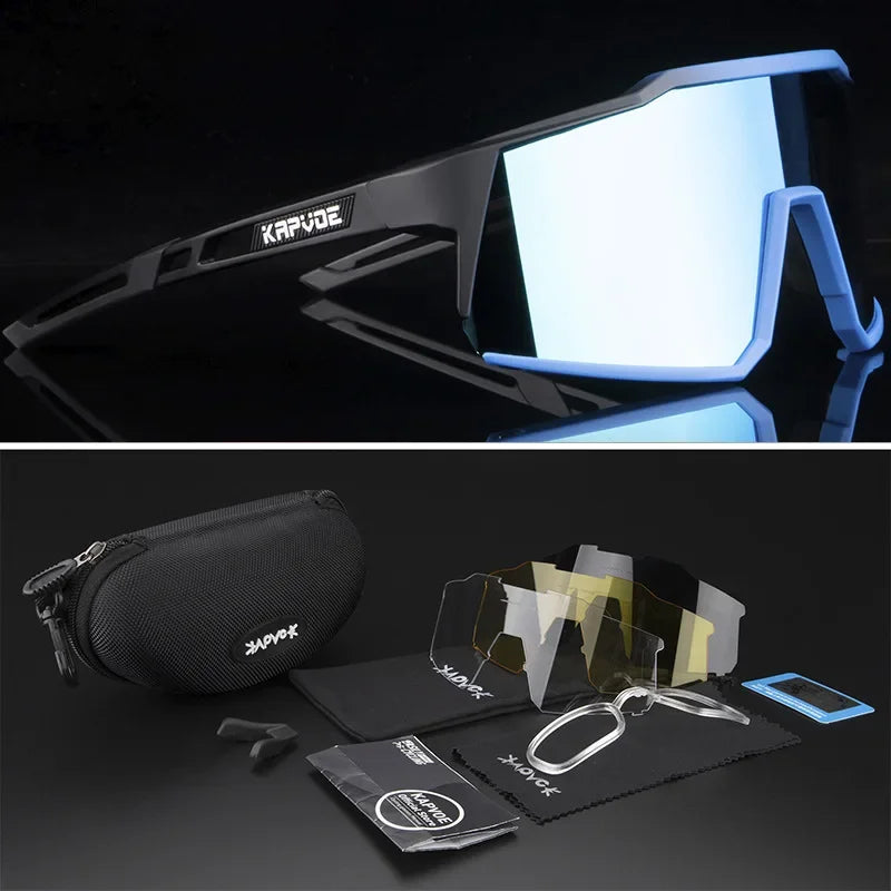 4 Lens Unisex Polarized Sunglasses