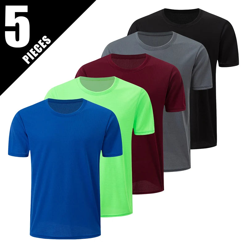Men's Multi-Pack Gradient Quick-Drying Running Shirt