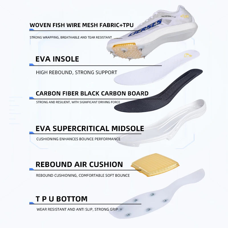 CIERSES Thunderbolt Carbon Plate Racing Shoes