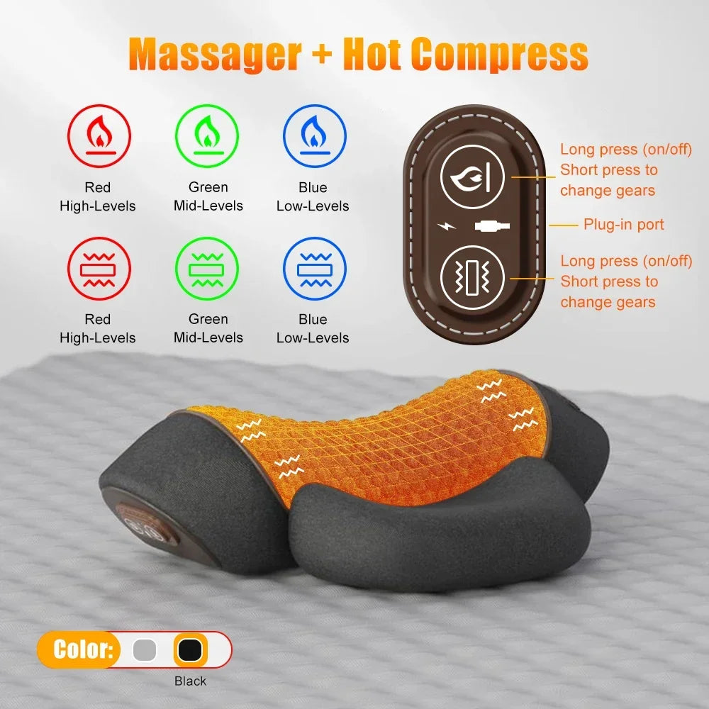 PAQIN 3-in-1 Neck Massager Pillow