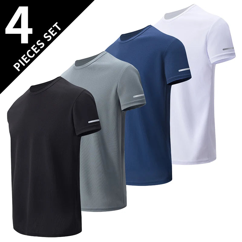 Men's Multi-Pack Gradient Quick-Drying Running Shirt